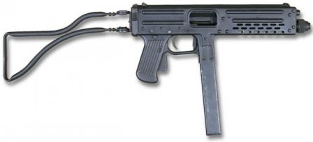  Пистолет-пулемет Franchi LF-57, вид справа.