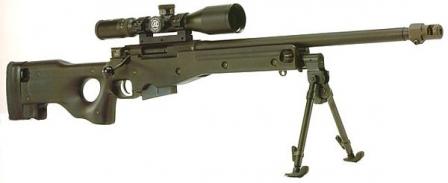 Accuracy International Arctic Warfare (AI AW 7,62) 7.62x51 sniper rifle.