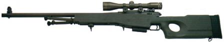  British Army L96A1 sniper rifle.